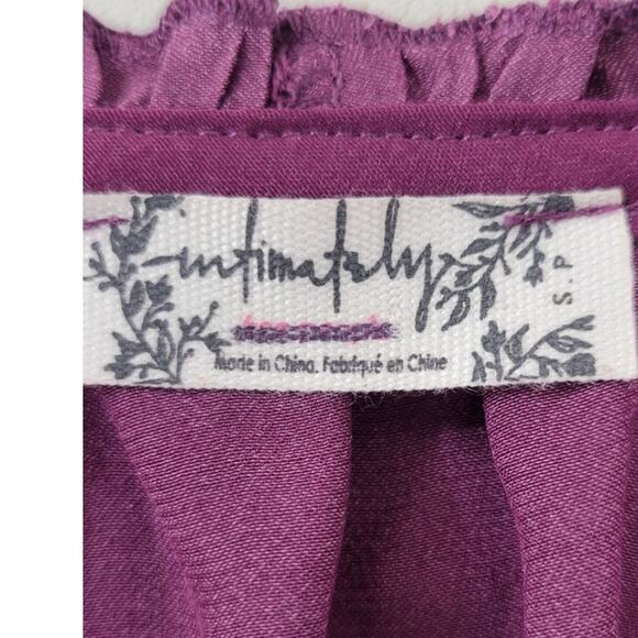 Free People Intimately Bodysuit Womens Oversized Small Boho Peasant Whimsical - Picture 7 of 8